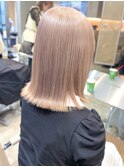 原宿韓国顔まわりミルクティーベージュミルクティーカラー