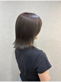 パツっとボブ×透明感グレージュカラー【yuki】【Ato.明石】