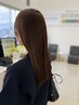 カット＋髪質改善ストレート＋水素トリートメント
