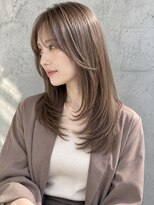 ビューティースペースラルジュヘアー(Beauty Space Large hair)&nbsp;髪質改善×グレージュレイヤーミディアム艶髪