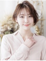 ENOAhair&spabyCOVERHAIR【ショート/白髪染め ぼかし/ヘッドスパ】【10/1開店(予定)】&nbsp;大人のエアリーショート×イヤリングカラー