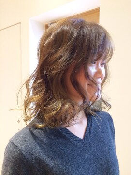 ハブコヘアスパ(HaBCo hair spa) ピュアオリーブ×鎖骨ミディ☆