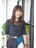 オトナ可愛いセミロング