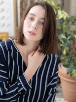 カバーヘア イヴ 戸頭店(COVER HAIR EVE)&nbsp;センターパートも◎黒髪風前下がりボブａ戸頭20代30代40代