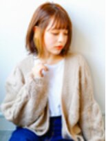 ネイヴィル オモテサンドウ(navile omotesando)&nbsp;インナーカラー×小顔外ハネボブ