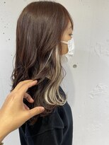ヘアアンドビューティー ミック(Hair & Beauty miq)&nbsp;20代30代40代エギョモリくびれ韓流インナーカラー小顔