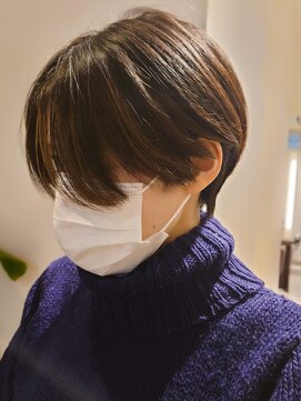 フォックスヘアー(fox.hair) ハンサムナチュラルショート/艶ショート