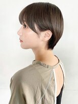 アルバム 池袋(ALBUM)&nbsp;ハンサムショート_チェリーブラウンフェミニンロング_ba421772