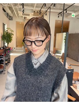 アリーズ シブヤ(ALLYS shibuya) インナーショートボブ☆デザインカラー