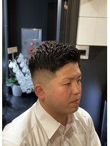 銀座 シノ 本店(shino)&nbsp;七三フェード