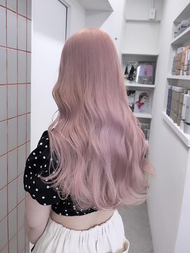 ペレ 渋谷(PELE) 斜めバング/グレージュカラー/シルキーベージュ/渋谷/渋谷駅