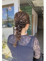 イェスオキナワ(yes okinawa)&nbsp;ゆるふわ編みおろしアレンジ