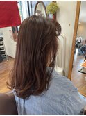 キレイにロングヘアー