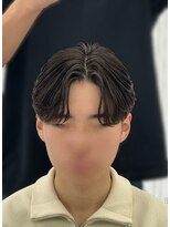 メンズヘアセンス 渋谷(MEN'S HAIR SENSE) アッシュブラック/ウルフ/マッシュパーマ／ハイライト/渋谷