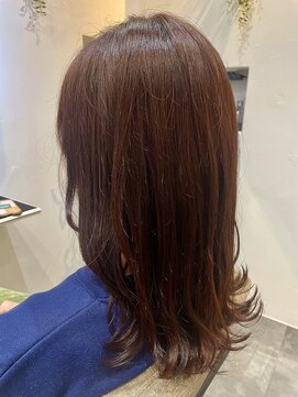 シードバイシャムロック(SEED by Shamrock) ピンクブラウン　ミディアム　横浜美容室