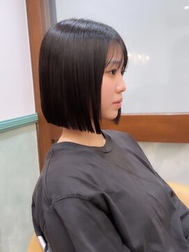 ロンドジェネルーズ 柏(Lond generous) 髪質改善縮毛矯正ボブ顔周り前髪韓国ミニウルフレイヤーカット柏