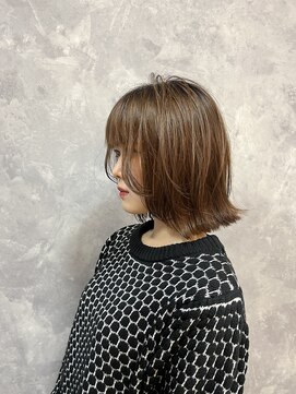 シオ ヘアー デザイン(Sio. hair design) ボブ×顔まわりレイヤー