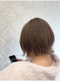 〇 Gold beige×Bob layered 〇