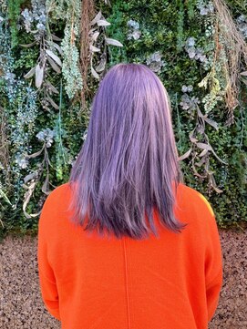 ノーブルヘアー(NOBLE HAIR) ダブルカラー×バイオレット