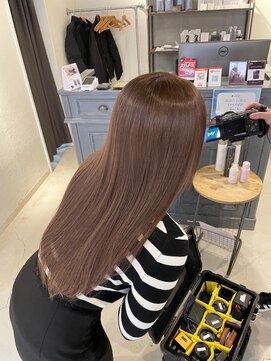 ウルヘアー(ULU hair) 色落ちまで可愛い♪モカベージュ
