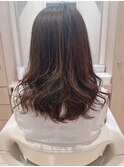 大人ガーリーくびれヘアこなれミディ似合わせアラフィフ段カット