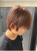 8761渋谷メンズカット束間ツーブロック刈り上げ韓国ウルフカット