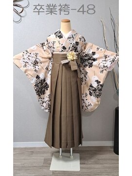 きものサロン すずめ屋 レンタル卒業袴-48（袴、帯の色は選択可）
