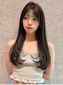 イメチェンヘアスタイル/こなれミディ/レイヤー/韓国/前髪