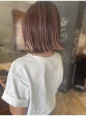 ハイライト履歴×pinkグレージュ