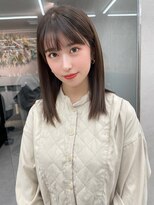 ロンド マーレ 天神大名店(Lond mare)&nbsp;ロングヘア/グレージュカラー/ココアベージュ/黒髪カタログ