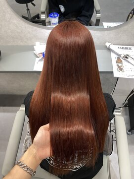 ニュイ 高槻 阪急茨木店(nui) 黒髪ポプルフネビージュ小顔ワンレンスペインカール