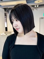 アイティー バイ アルバム 浦和店(IT by ALBUM)&nbsp;黒髪秋色透明感カラーボブルフワンレン_ba534361