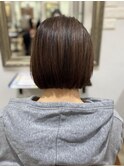 ぱつっとボブ