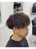 マッシュツイストスパイラルパーマ静岡メンズ