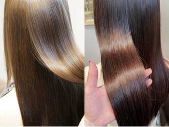 トリッカ シブヤ(TRICCA SHIBUYA)の写真/美しいストレートヘアに◇髪の負担を第一に考え薬剤を選定!あなたの理想を汲み取り、ベストプランをご提案!