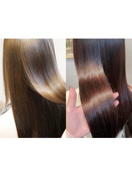 美しいストレートヘアに◇髪の負担を第一に考え薬剤を選定!あなたの理想を汲み取り、ベストプランをご提案!