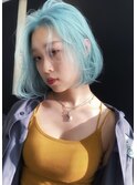 ミントカラー×色気bob