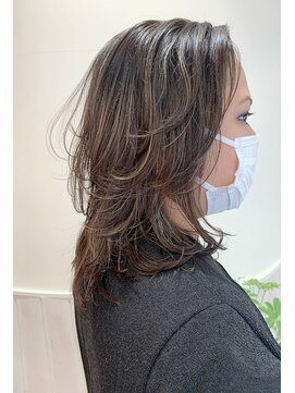 ネオリーブカップ 町田店(Neolive capu) ハイライトレイヤー　イメチェンヘアスタイル