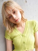 ラフィス ヘアー エラン 東尾道店(La fith hair elan)&nbsp;【La fith】くびれヘア×ハイトーンベージュ