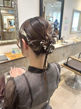 ネオリーブカップ 町田店(Neolive capu) 結婚式☆卒業式☆お呼ばれヘアセット/カチモリ風