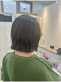 切りっぱなしボブ