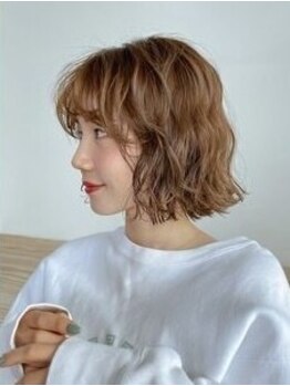 タス(tas)の写真/トレンドのボブパーマも◎パーマをかけたいけどかからないという方にもおすすめ！髪のお悩みご相談下さい。