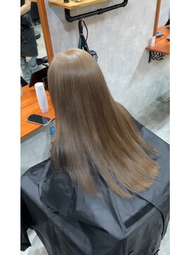 シールドヘアー 沖縄 新都心(C'LD Hair) ミルクティカラー/那覇美容室/おもろまち美容室