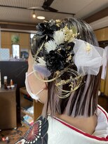 ヘアールーム ラバ(Hair room LABA)&nbsp;モード系飾りボブ
