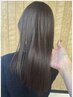 【思わず触れたくなるツヤ感溢れる美髪へ！】カット+髪質改善トリートメント