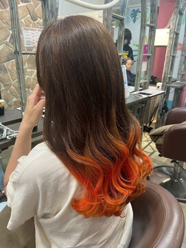 ブリーチ ラボ エーアイ 原宿店(BLEACH LABO Ai) ダブルカラーグラデーションカラー透明感ロング