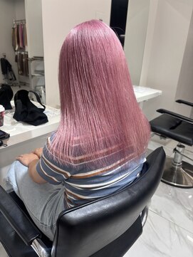 ランテルディ 渋谷(LANTERDIT) ピンクカラー ケアブリーチ 韓国