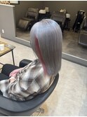 インナーピンク×シルバーグレー