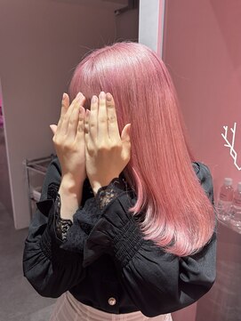 ダズリングディア(Dazzling Deer) ピンクベージュ/ピンクラベンダー/ロング/レイヤーカット