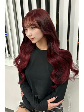 ランズ(LANDS) チェリーレッド×エクステ